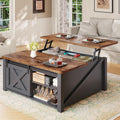 31.5" Black Lift Storage Coffee Table