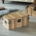 Natural Large Wood Storage Trunk